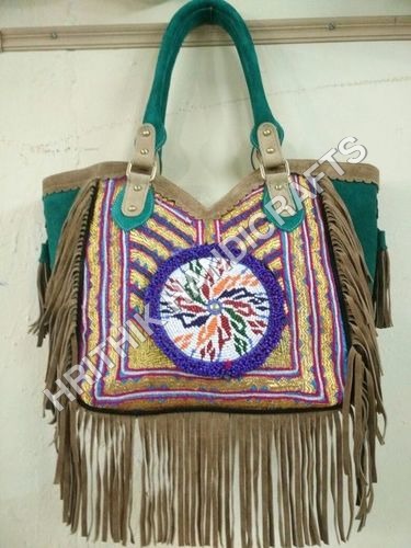 Multi Color Banjara Leather Bag