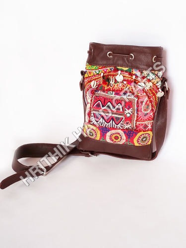 Multi Color Banjara Leather Bag