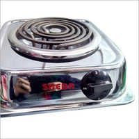 Electric Stove - Stainless Steel, 1500 Watt Power Supply | Durable Silver Design For Restaurants And Hotels