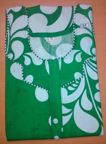 Green Piping Model Nighties
