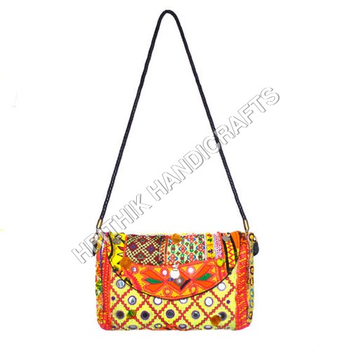 Multi Color Vintage Ethnic Banjara Clutch Bag