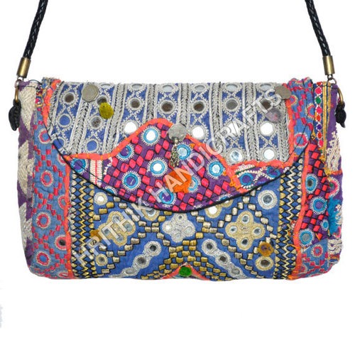 Multi Color Banjara Clutch Bag