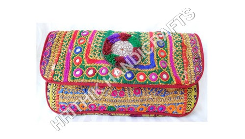 Multi Color Banjara Clutch Bag