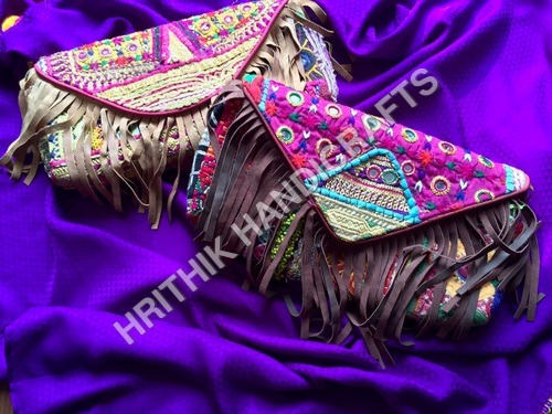 Multi Color Banjara Clutch Bag