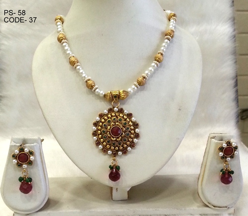 Copper Alloy Antique Pendant Set