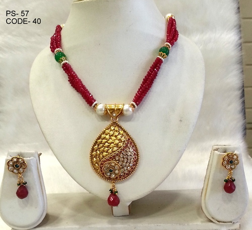Copper Alloy Antique Pendant Set