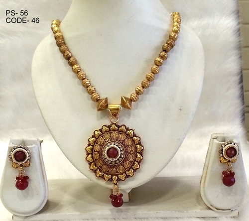 Copper Alloy Antique Pendant Set