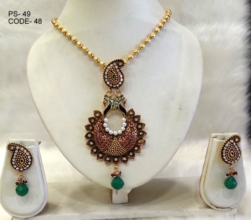 Copper Alloy Antique Pendant Set