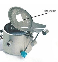 Circular Fryer With Tilting System
