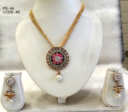 Copper Alloy Antique Pendant Set