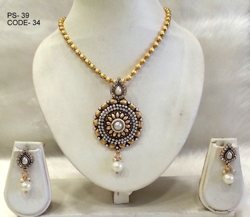 Copper Alloy Antique Pendant Set