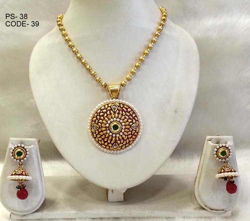 Copper Alloy Antique Pendant Set