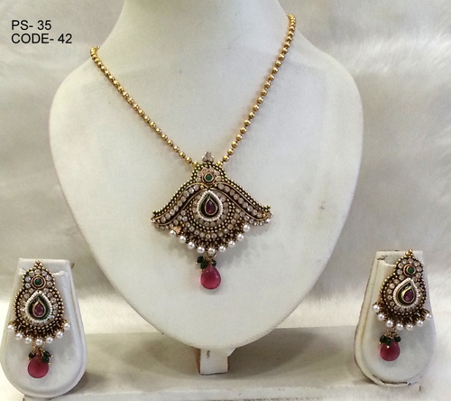 Copper Alloy Antique Pendant Set