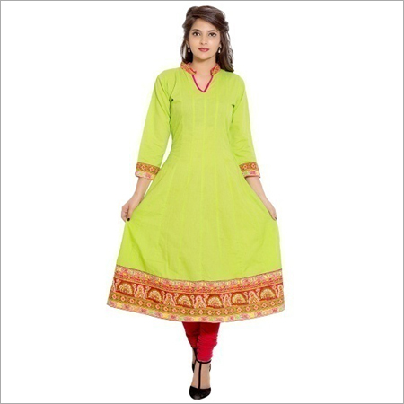Anarkali Cotton Kurti