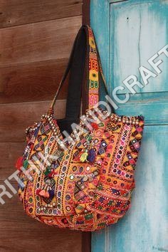 Red Embroidered Fancy Banjara Bag