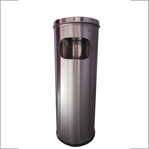 SS Ash Tray Bin Dlx
