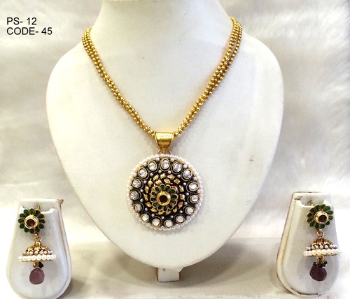 Copper Alloy Antique Pendant Set