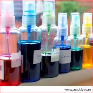 Acid dyes for waterbased inks