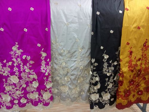 Patch Work Taffeta Silk George