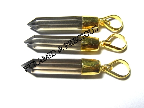 Smoky Quartz Pencil Point Pendnat