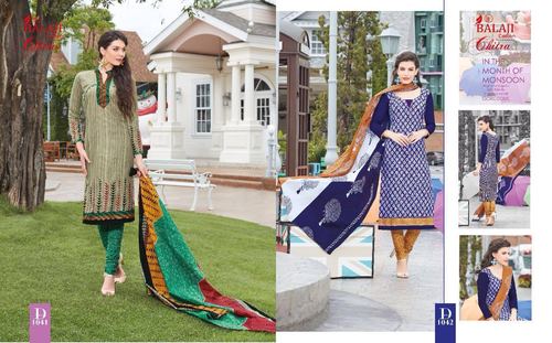 Balaji Cotton Printed Dress Material