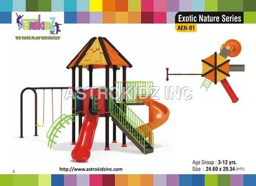 Colored Playground Slide