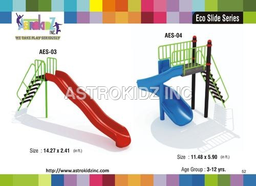 Single Kids Play Slide
