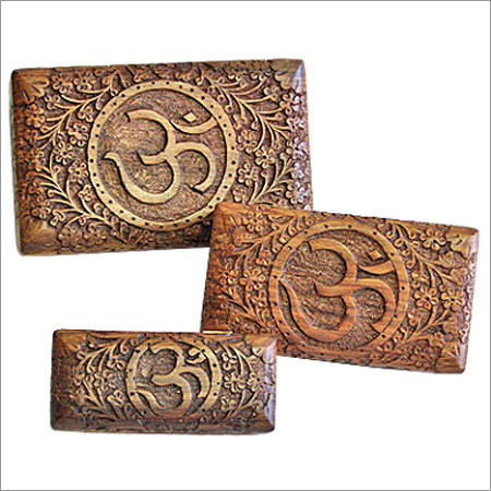 Hand Carved Wooden Boxes