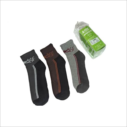 Black Mens Ankle Socks