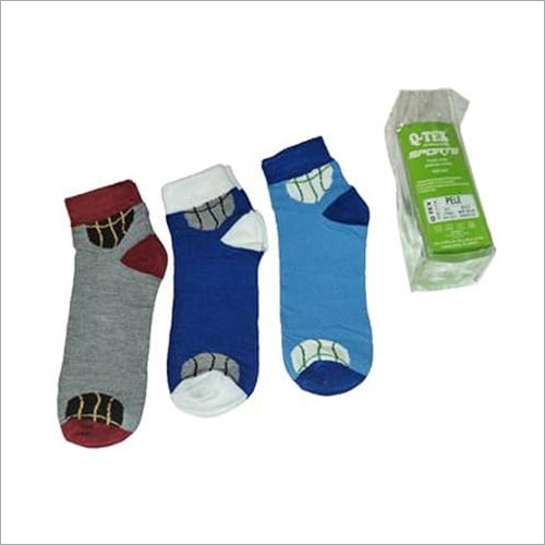 Blue And Grey Mens Athletic Socks