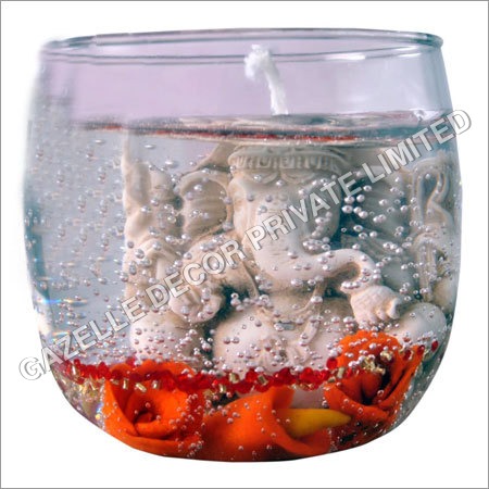 Auspicious Ganesha Gel Candle