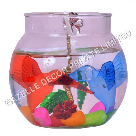 Love Birds Gel Candle