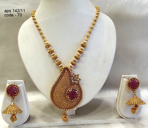 Copper Alloy Antique Pendant Set
