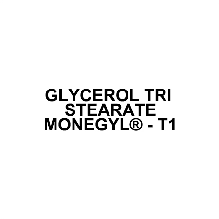 Glycerol Tristearate Acid Value: 5 Mgkoh/G