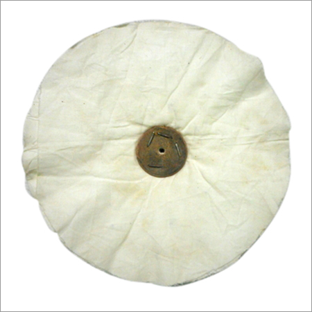 White Buff - Cotton 10 Inch Diameter 1 Inch Center Hole | Durable Effective Cleaning Versatile Long-Lasting