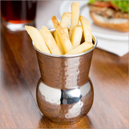 French Fry Cone - Stainless Steel | Attractive Design, Stain Resistance, Smooth Edge, Perfect Finish, Available in Mirror or Matte Finish