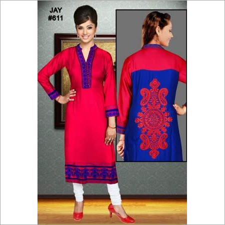 Rayon Slub Kurti