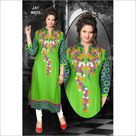 Rayon Slub Kurti