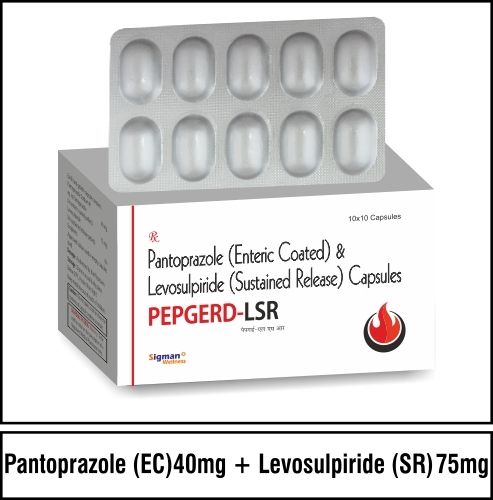 Pantoprazole 40 + Levosulpiride (Sr) 75 Application: Hospital