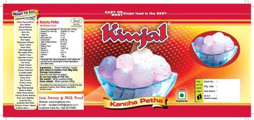 Kancha Petha Tin Packing 500 Grms - 500 Grams Ready to Eat, Sweet Taste for Parties & Restaurants Use - Convenient Bag Packaging