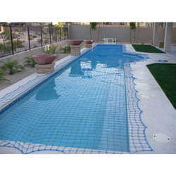 Swimming Pool Safety Net - Nylon Material, 100x100 mm Dimensions, Blue Color | Secure Barrier for Maximum Safety and Aesthetic Ambiance
