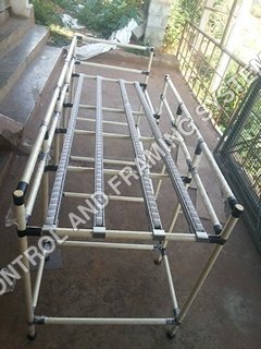 ABS Pipe Gravity Roller Track Fifo Rack By CONTROL AND FRAMING SYSTEMS