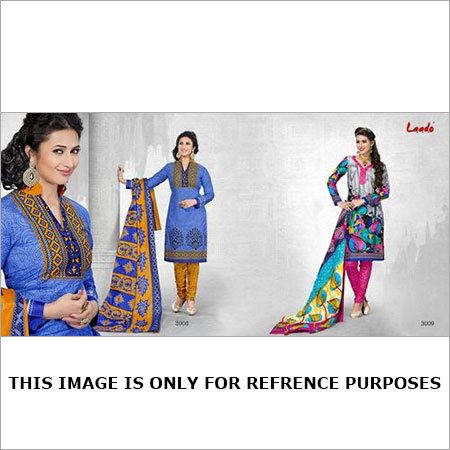 Unstitched Cotton Dress Materials Jetpur