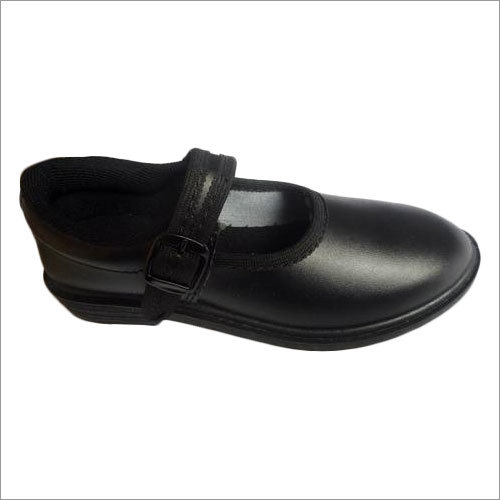 Girls School Shoes Black