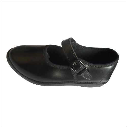 Girls Black School Shoes