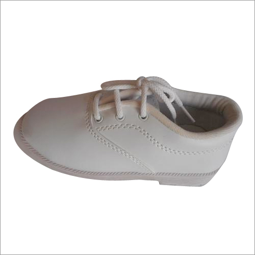 Boy White School Shoes