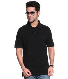 Posh-7-Black-Half-Polo T-Shirt