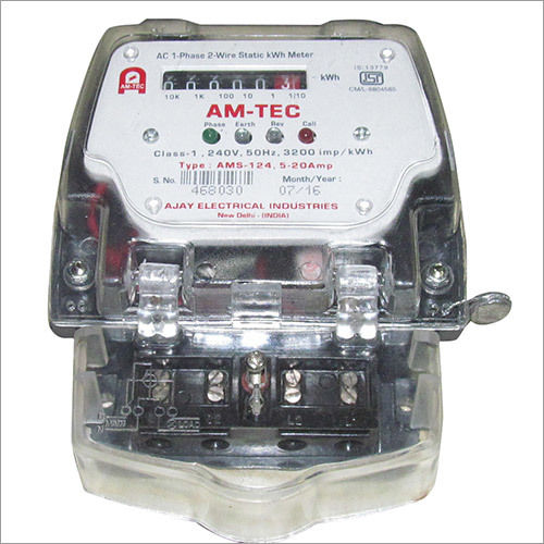 Ac 1 Phase 2 Wire Static Energy Meter