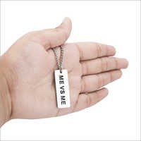 Slogan Imitation Pendants - Metal Alloy, 2x1 Cm, Silver | Stylish Design, Lightweight, Durable