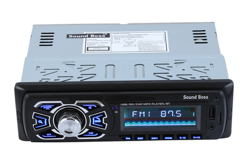 Deckless - 180W 4-Channel Bluetooth 2.0 Car Audio, LCD Display, Remote Control, USB/SD/Aux, Hands-Free Calling